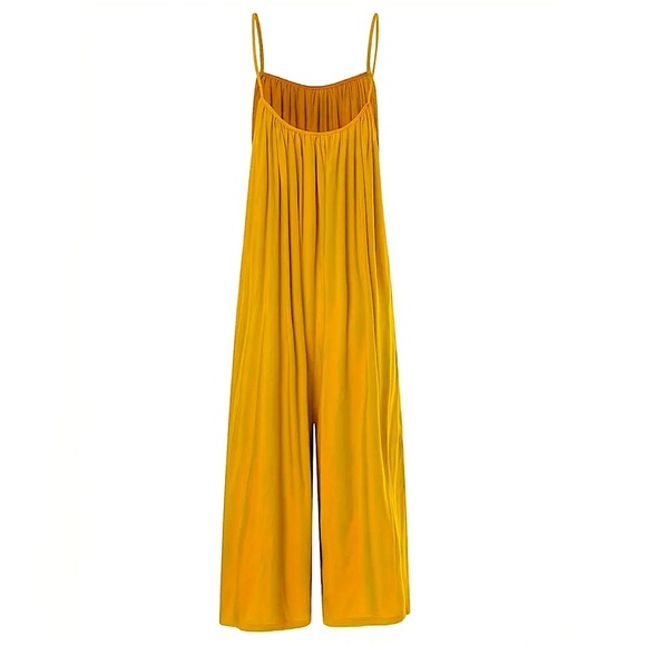 NEW-Chastilly Women’s Tumeric Romper - Picture 3 of 4